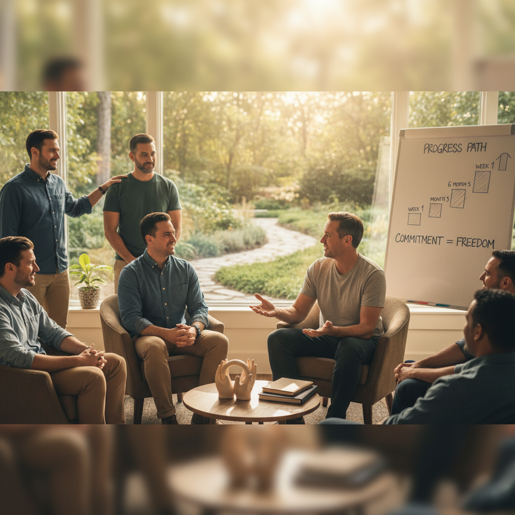 men&rsquo;s addiction treatment iop
